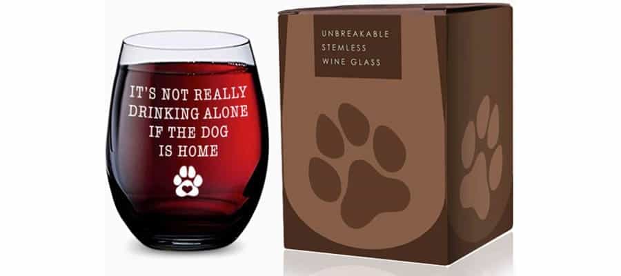 dog wine glass