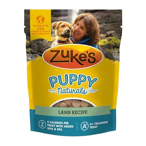 Zuke's Puppy Naturals Puppy Treats Lamb and Chickpea Recipe - 5 Oz Bag