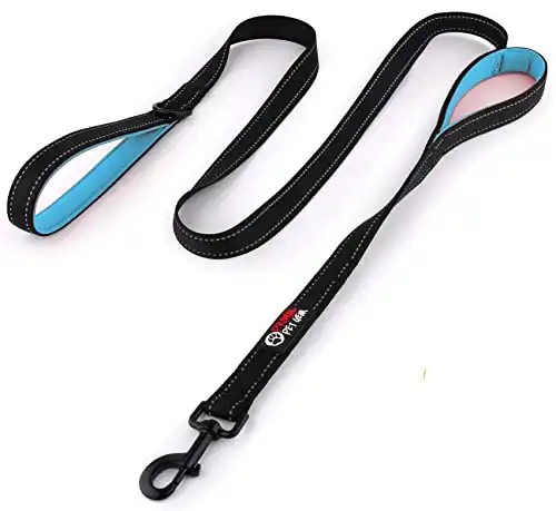 Primal Pet Gear Dog Leash 6ft Long,Traffic Padded Two Handle,Heavy Duty,Reflective Double Handles Lead for Control Safety Training