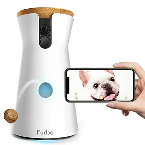 Furbo Dog Camera: Treat Tossing, Full HD Wifi Pet Camera and 2-Way Audio